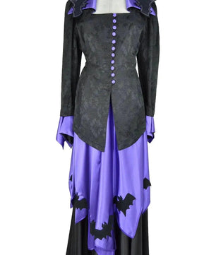 Noleggio Costume Strega Gotica Viola Donna - Carnevale-Halloween