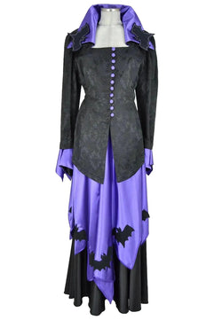 Noleggio Costume Strega Gotica Viola Donna - Carnevale-Halloween