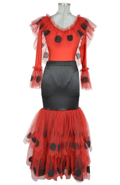 Noleggio abito donna stile spagnolo per Pierrot - carnevale