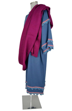 Noleggio tunica uomo stile storico con toga viola - rievocazioni ###