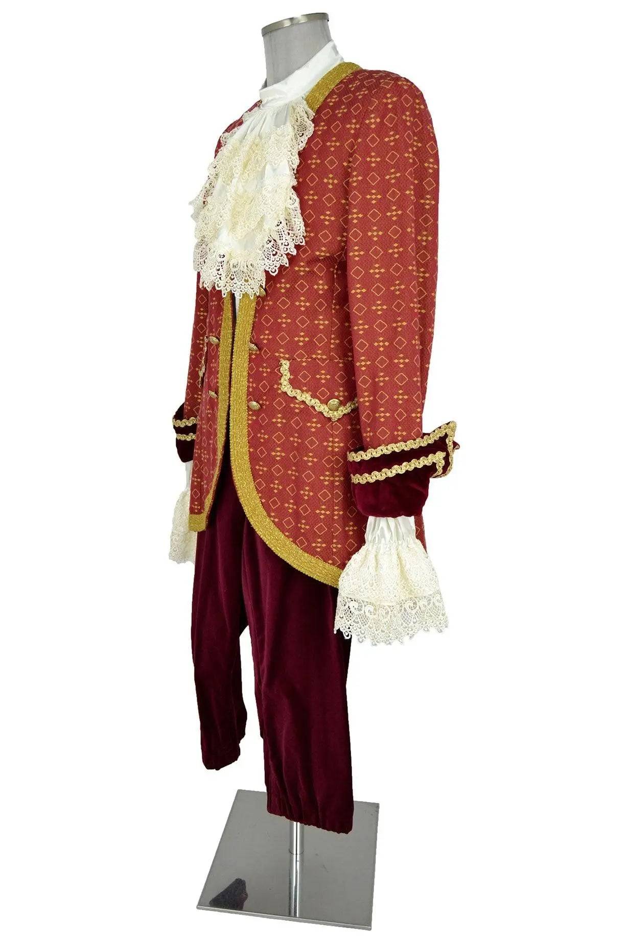 Noleggio abito uomo in stile settecentesco per rievocazioni storiche-Carnevale