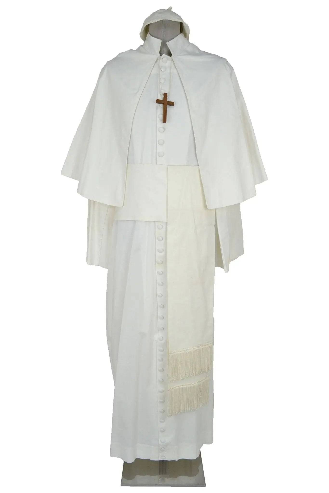 Noleggio abito talare bianco da papa per rievocazioni religiose