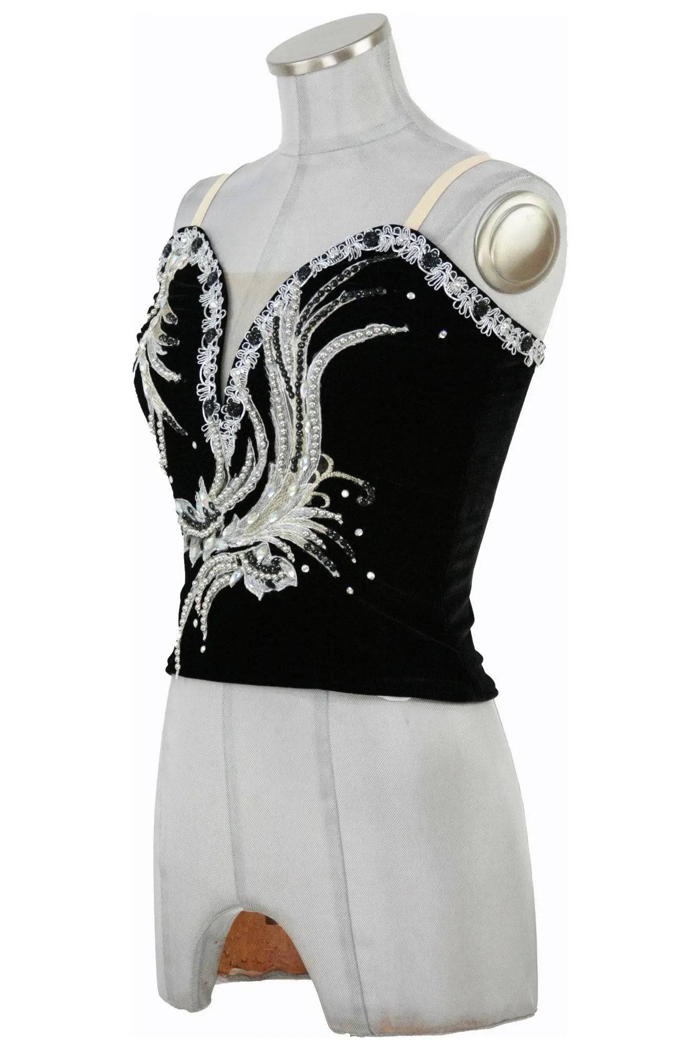 noleggio-corpeto-nero-donna-strass-danza_2