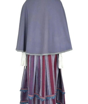 Noleggio abito vintage donna vittoriano con mantella inizio '900