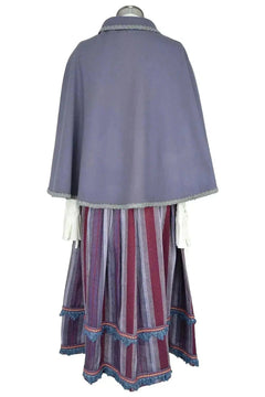 Noleggio abito vintage donna vittoriano con mantella inizio '900