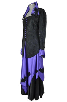 Noleggio Costume Strega Gotica Viola Donna - Carnevale-Halloween