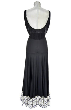 noleggio-abito-ballo-nero-frange-pois_3