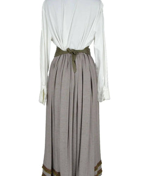 Noleggio abito vittoriano donna, gonna grigia inizio '900-vintage