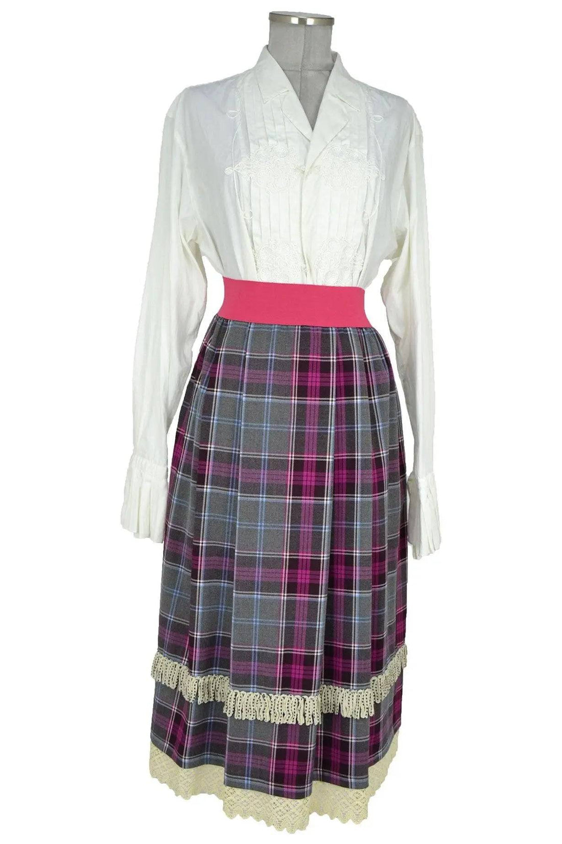 Noleggio abito donna vintage scozzese inizio &
