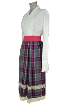 Noleggio abito donna vintage scozzese inizio '900 - vintage