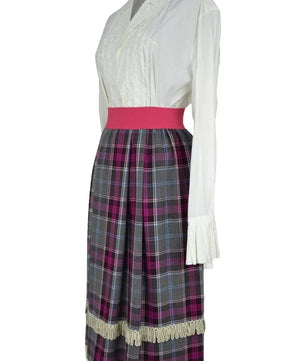 Noleggio abito donna vintage scozzese inizio '900 - vintage