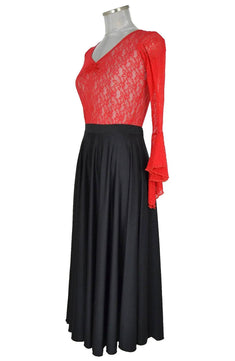 noleggio-abito-donna-flamenco-pizzo-rosso-danza_2