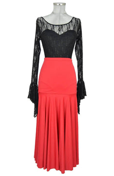 Completo donna per spettacoli di flamenco e altre danze spagnole