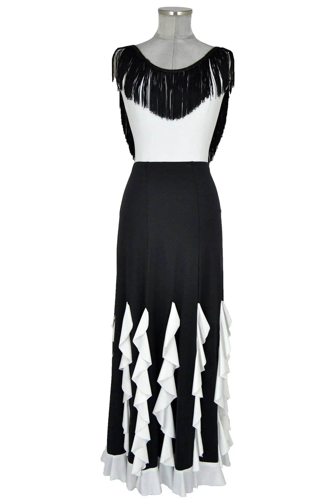noleggio-abito-donna-flamenco-frange-bianco-nero_1