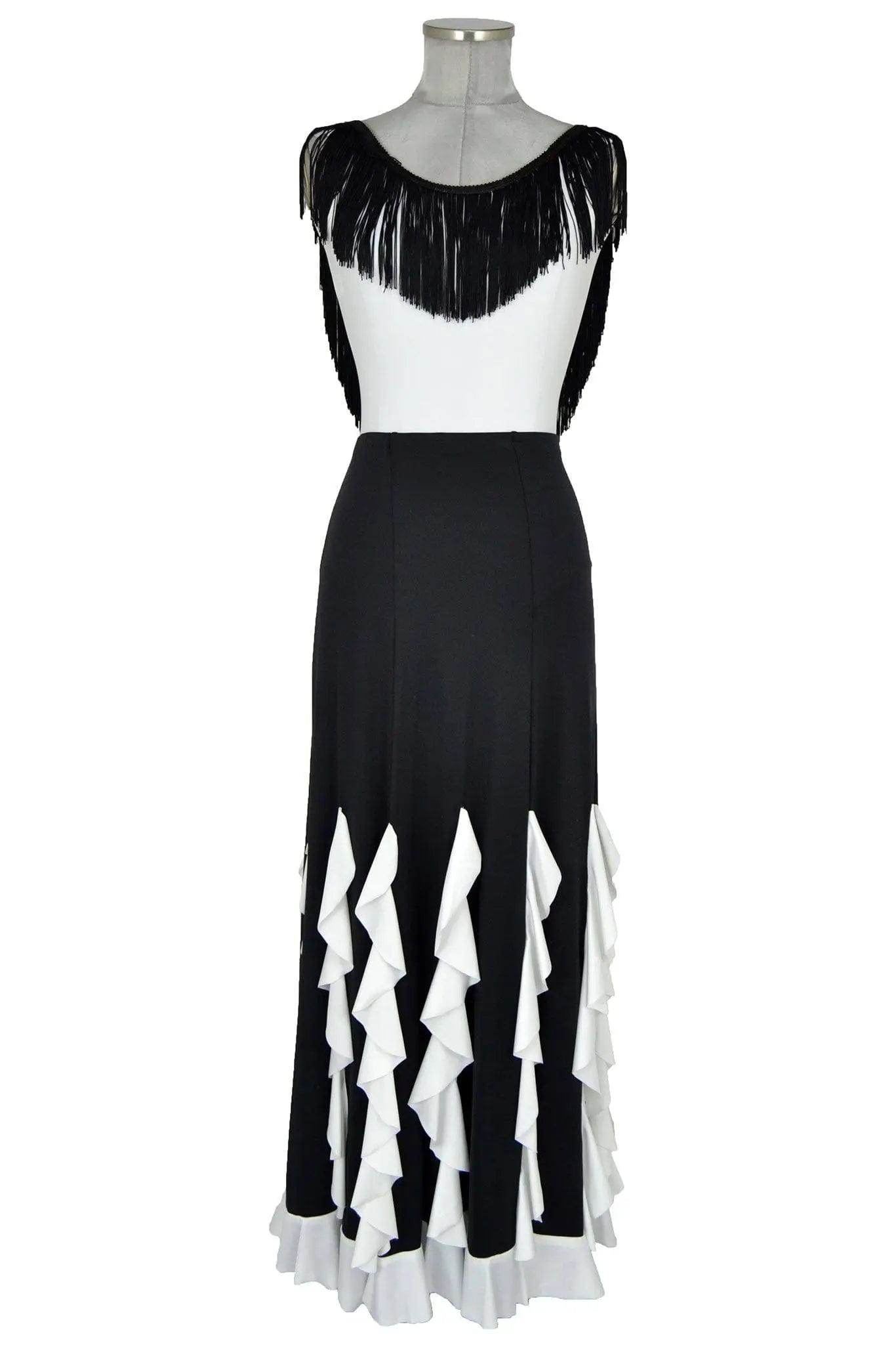 noleggio-abito-donna-flamenco-frange-bianco-nero_1