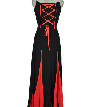 noleggio-abito-donna-rosso-nero-flamenco_1