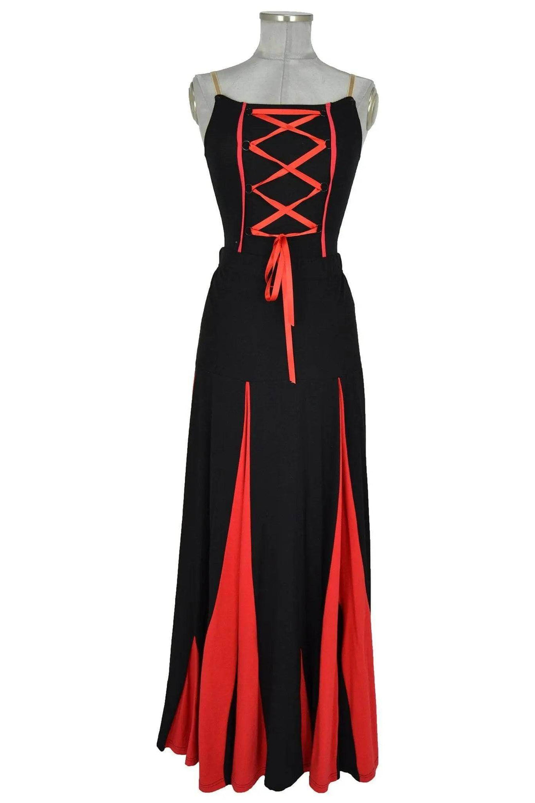 noleggio-abito-donna-rosso-nero-flamenco_1