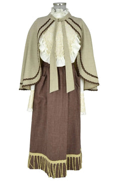 Noleggio abito vittoriano donna mantella-rievocazione vintage