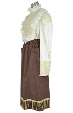 Noleggio abito vittoriano donna mantella-rievocazione vintage