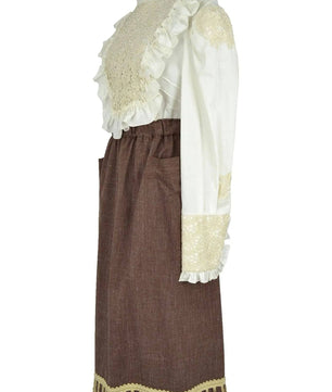 Noleggio abito vittoriano donna mantella-rievocazione vintage