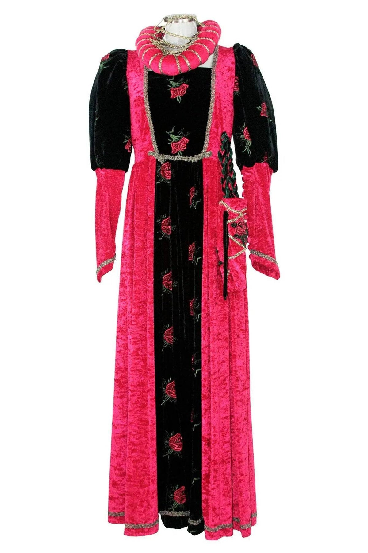 Costume donna del tardo medioevo o inizio rinascimento - storico - carnevale