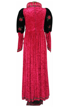 Costume donna del tardo medioevo o inizio rinascimento - storico - carnevale