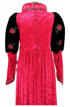 Costume donna del tardo medioevo o inizio rinascimento - storico - carnevale