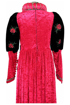 Costume donna del tardo medioevo o inizio rinascimento - storico - carnevale