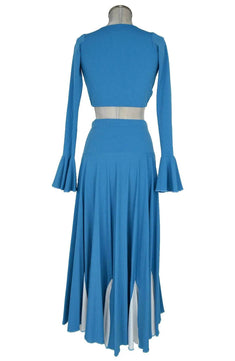 Costume donna per danzatrice di flamenco, danze etniche spagnole, gita