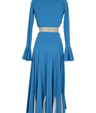 Costume donna per danzatrice di flamenco, danze etniche spagnole, gita