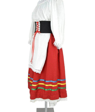 Costume donna per danze popolari - tarantella napoletana