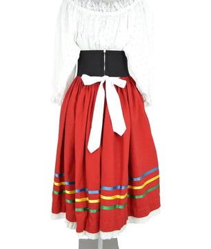 Costume donna per danze popolari - tarantella napoletana