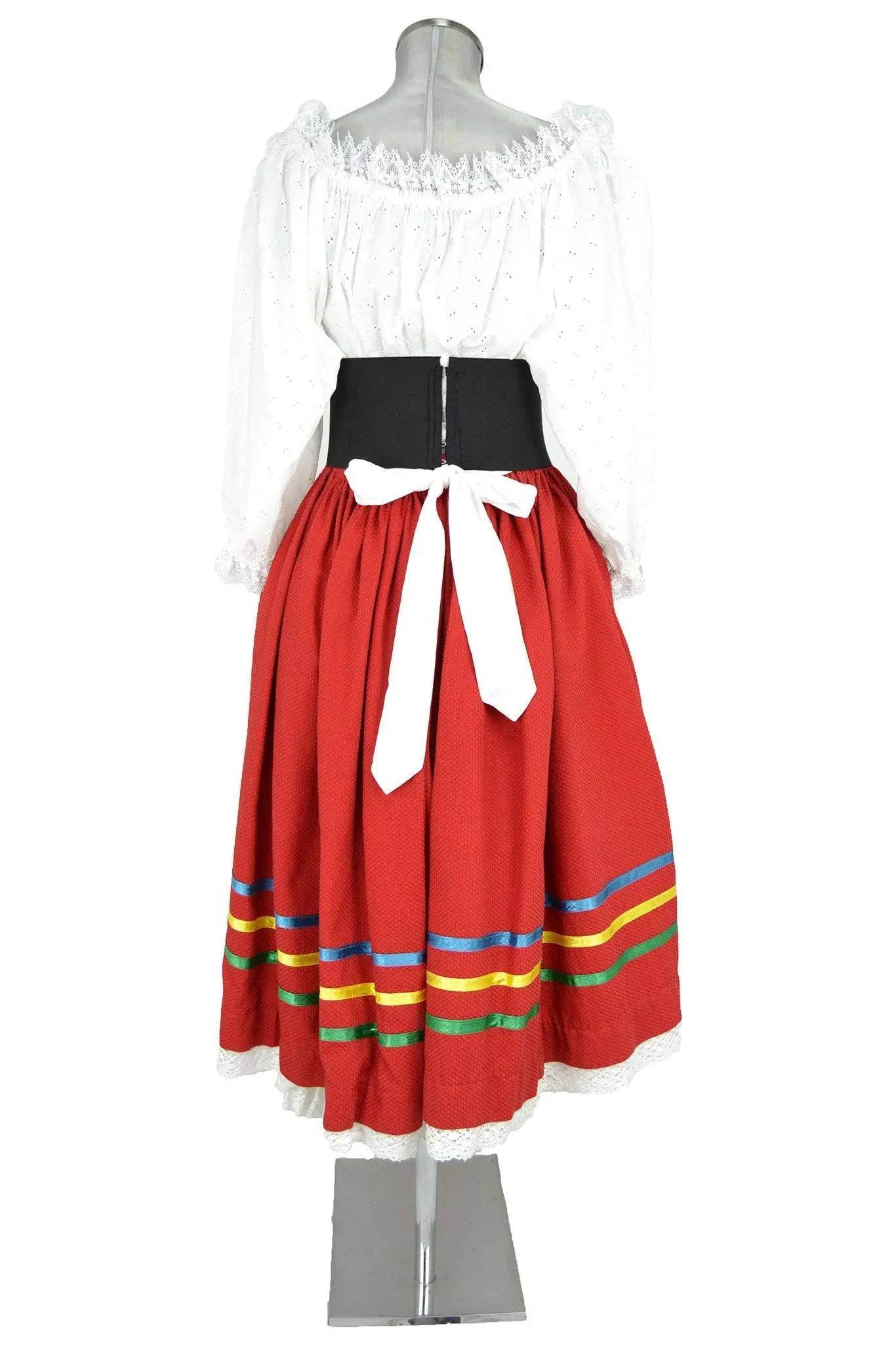 Costume donna per danze popolari - tarantella napoletana