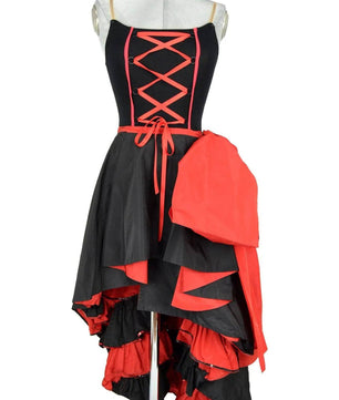 Costume donna spagnola o gitana stile Carmen , Esmeralda - danza
