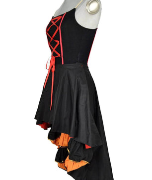 Costume donna spagnola o zingara per balletti classici e moderni, flam