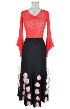 Costume donna stile spagnolo per balletti , Flamenco ed esibizioni varie - danza