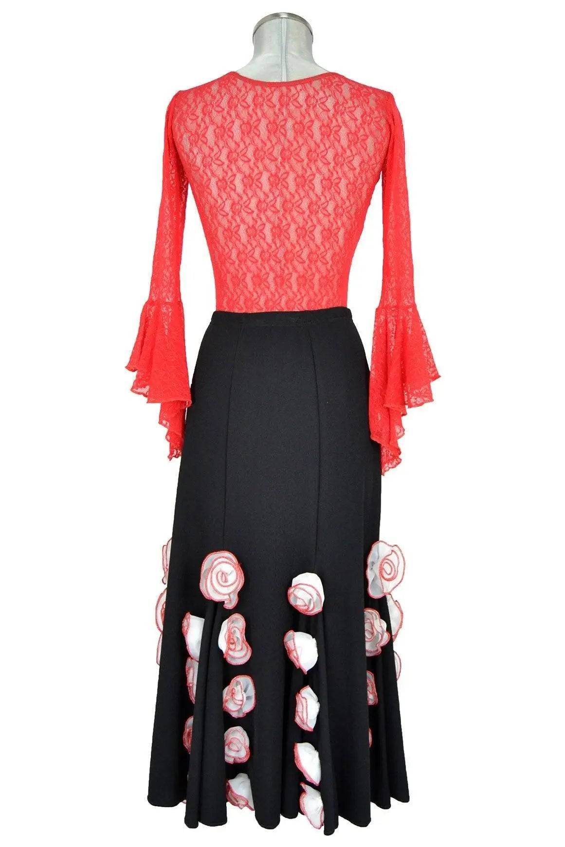 Costume donna stile spagnolo per balletti , Flamenco ed esibizioni varie - danza
