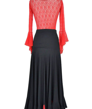 Costume donna stile spagnolo per spettacoli di flamenco o danze etniche