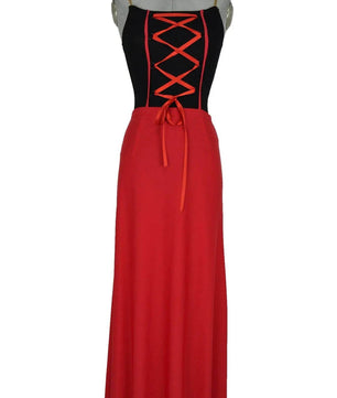 Costume donna stile spagnolo per zingare, popolane o danza come Carmen