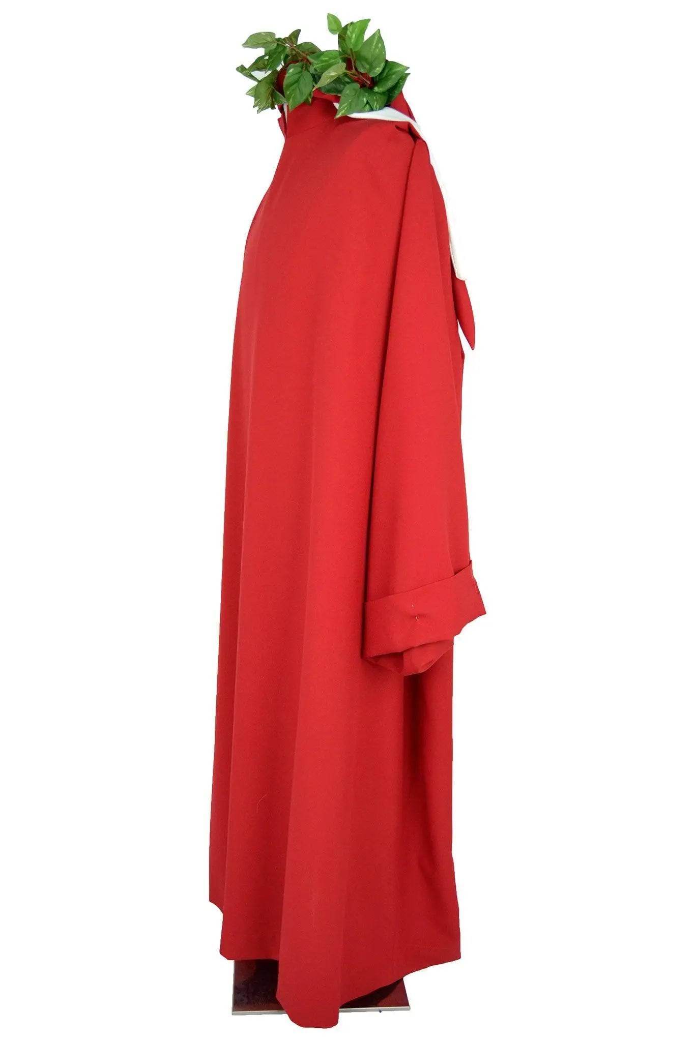 Costume uomo da Poeta Laureato stile Dante Alighieri - carnevale