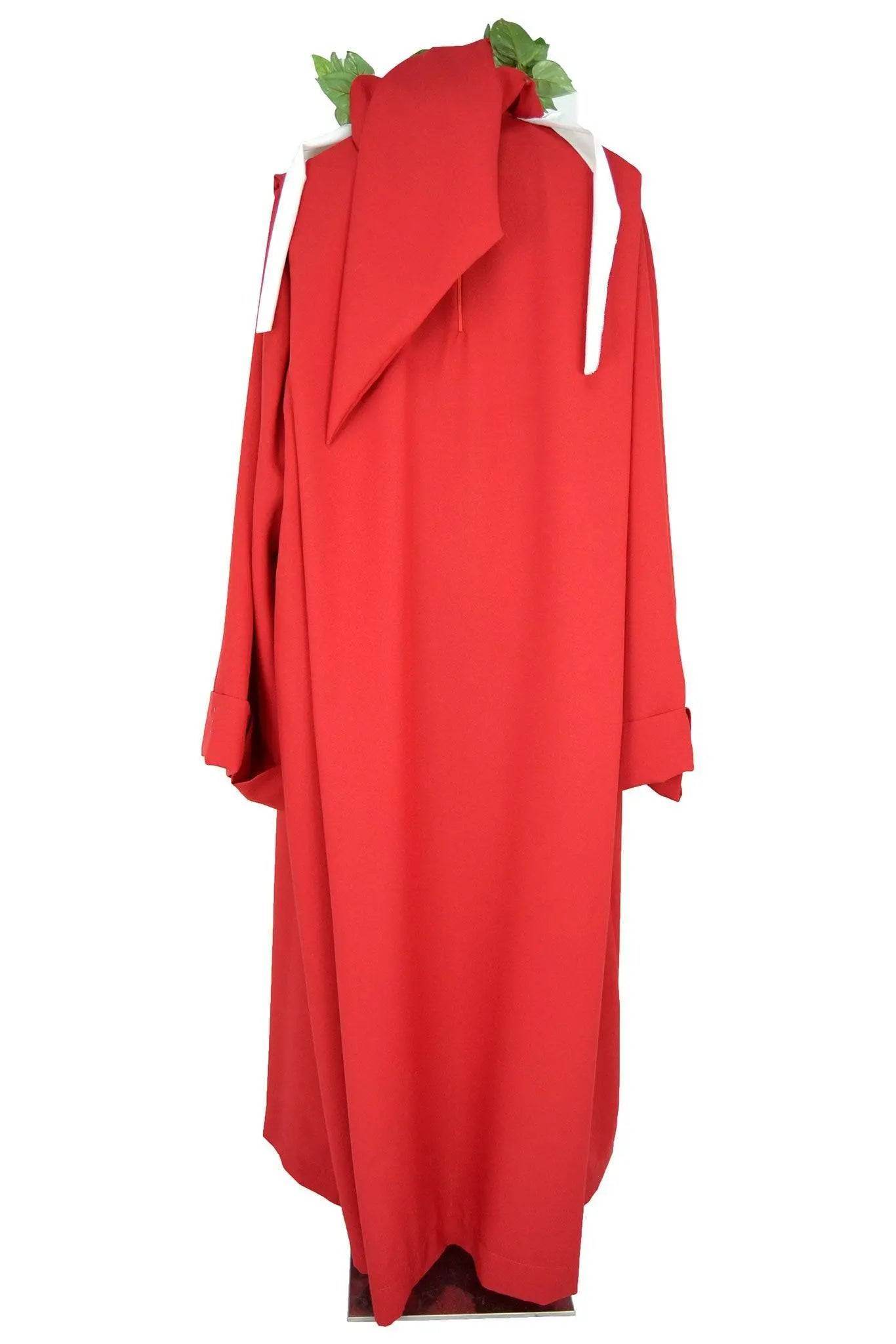 Costume uomo da Poeta Laureato stile Dante Alighieri - carnevale