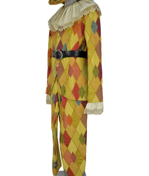 Costume uomo per carnevale di Arlecchino in Commedia dell'Arte, recite