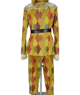 Costume uomo per carnevale di Arlecchino in Commedia dell'Arte, recite e sfilate