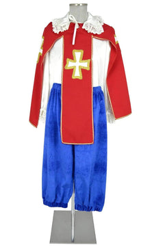 Costume uomo seicentesco da moschettiere, personaggi di Dumas stile D'Artagnan - storico - carnevale