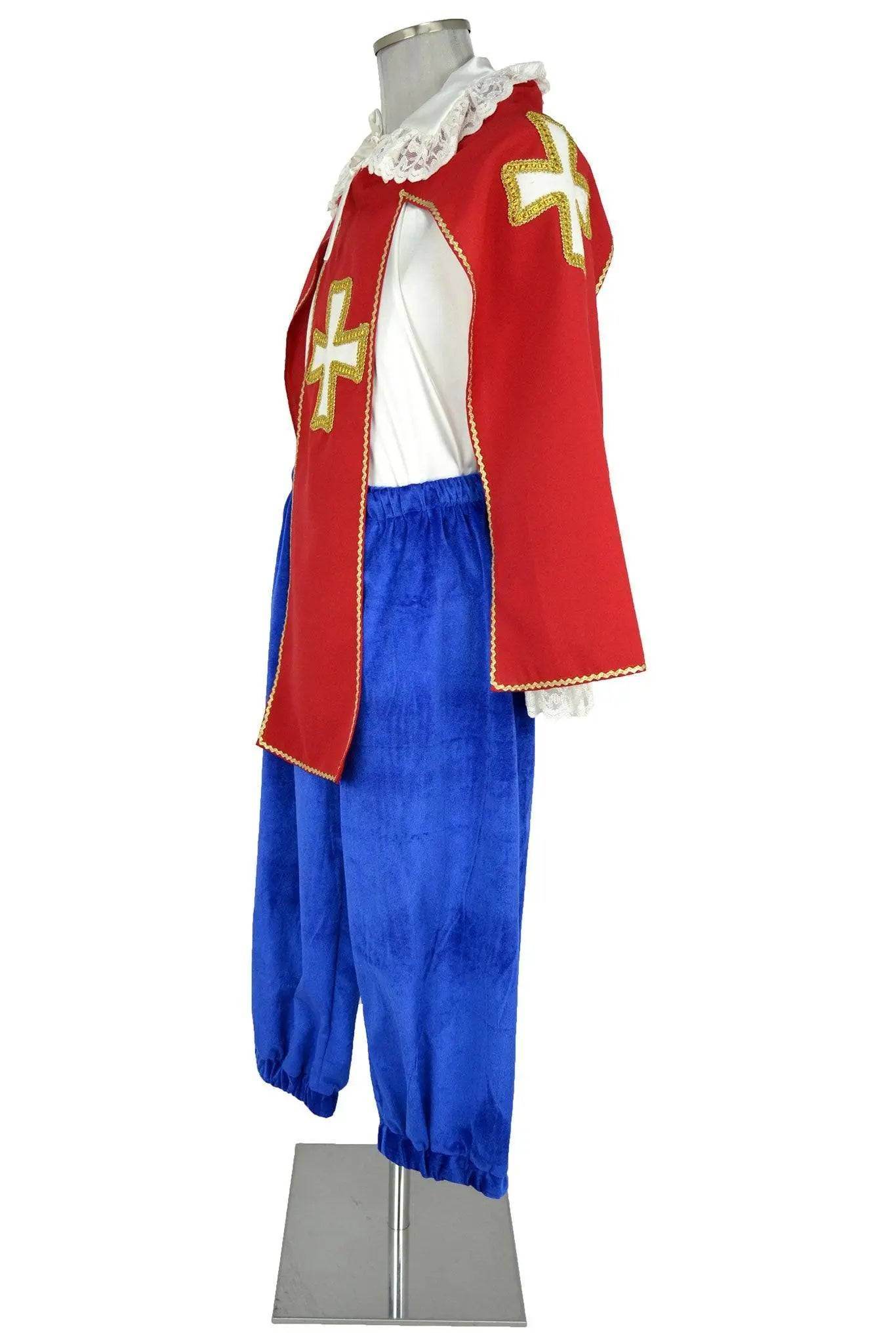 Costume uomo seicentesco da moschettiere, personaggi di Dumas stile D'