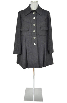 Elegante Soprabito grigio per donna anni '70