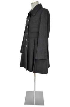 Elegante Soprabito grigio per donna anni '70