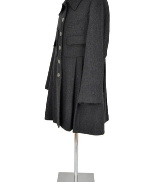 Elegante Soprabito grigio per donna anni '70