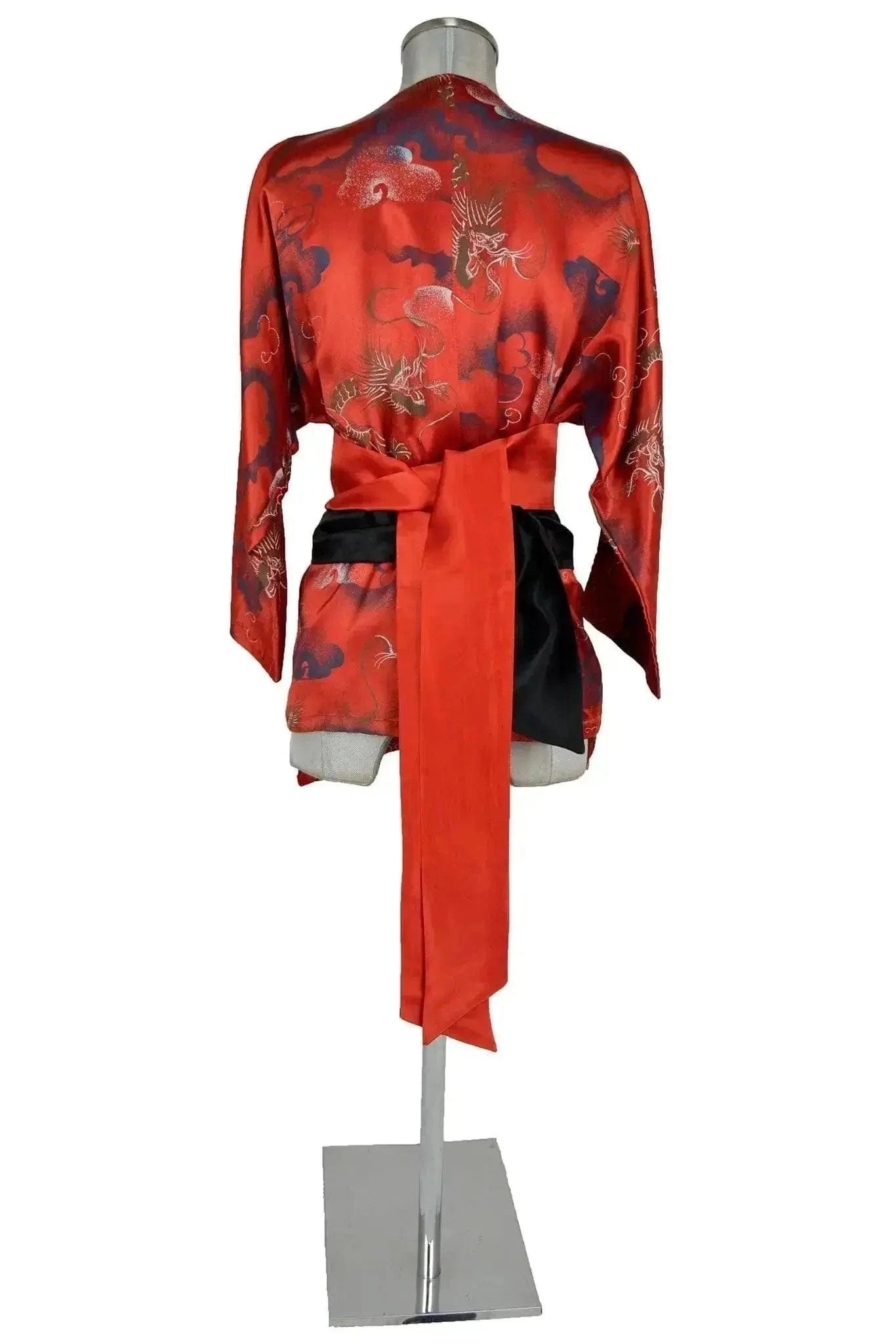 Noleggio kimono rosso unisex per eventi e rievocazioni-orientale