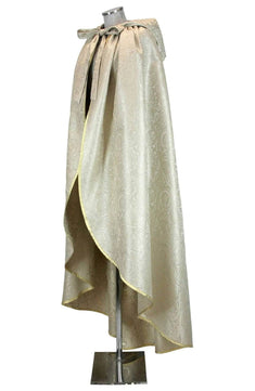 Mantello lungo donna damascato con cappuccio - storico - carnevale